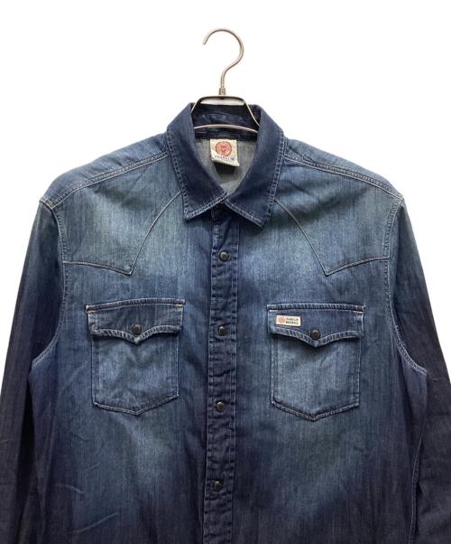 Franklin & Marshall（フランクリン＆マーシャル）Franklin & Marshall (フランクリン＆マーシャル) シャツ インディゴ サイズ:Lの古着・服飾アイテム