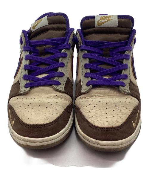 NIKE（ナイキ）NIKE (ナイキ) ローカットスニーカー ベージュ×ブラウン×パープル サイズ:28の古着・服飾アイテム