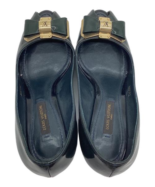 LOUIS VUITTON（ルイ ヴィトン）LOUIS VUITTON (ルイ ヴィトン) パンプス グリーン サイズ:35の古着・服飾アイテム
