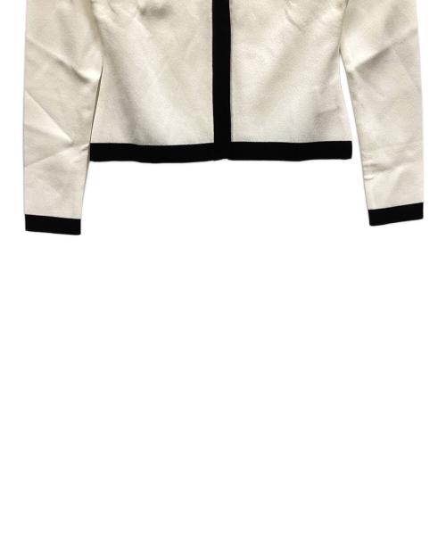 Rene（ルネ）Rene (ルネ) ジップカーディガン アイボリー サイズ:36の古着・服飾アイテム