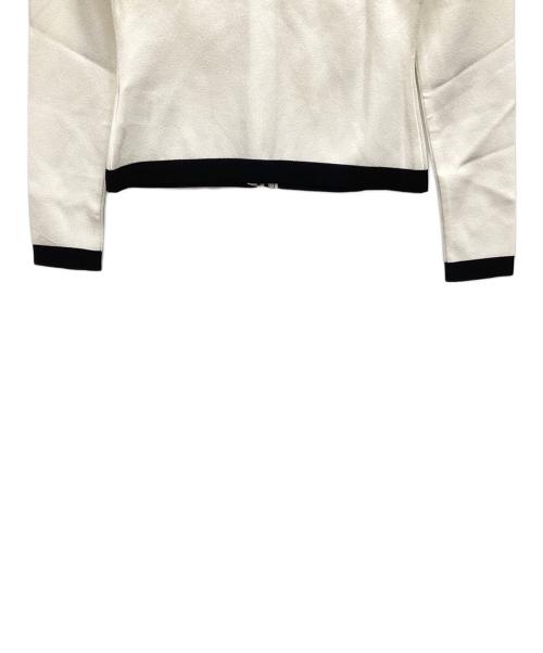 Rene（ルネ）Rene (ルネ) ジップカーディガン アイボリー サイズ:36の古着・服飾アイテム