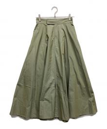 green label relaxing（グリーンレーベルリラクシング）の古着「ロングスカート」｜グリーン