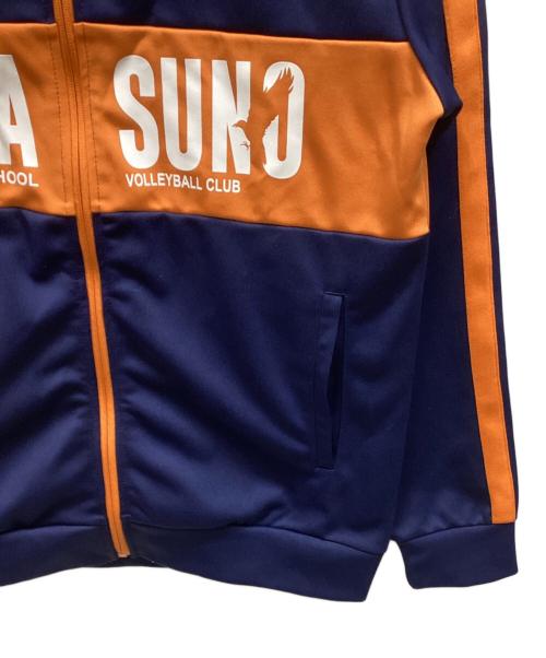 ■ハイキュー!!（ハイキュー!!）■ハイキュー!! (ハイキュー!!) トラックジャケット ネイビー×オレンジ サイズ:Lの古着・服飾アイテム