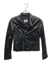 coen（コーエン）の古着「レザージャケット」｜ブラック