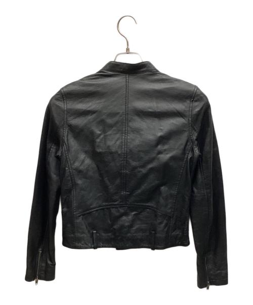 coen（コーエン）coen (コーエン) レザージャケット ブラック サイズ:Sの古着・服飾アイテム