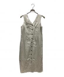 EMMEL REFINES（エメル リファインズ）の古着「ノースリーブワンピース」｜アイボリー