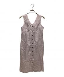 EMMEL REFINES（エメル リファインズ）の古着「ノースリーブワンピース」｜パープル