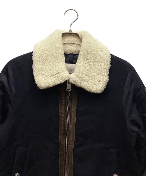 MONCLER（モンクレール）MONCLER (モンクレール) ダウンジャケット ネイビー サイズ:1の古着・服飾アイテム