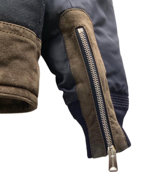 MONCLER（モンクレール）MONCLER (モンクレール) ダウンジャケット ネイビー サイズ:1の古着・服飾アイテム