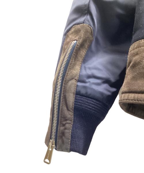 MONCLER（モンクレール）MONCLER (モンクレール) ダウンジャケット ネイビー サイズ:1の古着・服飾アイテム