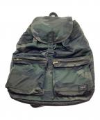 PORTERポーター）の古着「バックパック」｜グリーン×ブラック