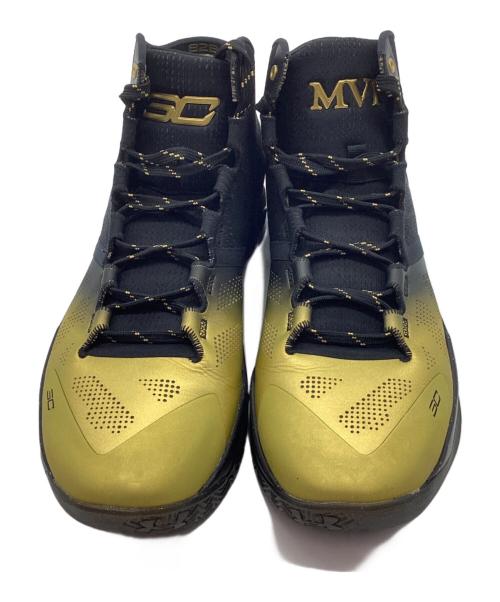 UNDER ARMOUR（アンダーアーマー）UNDER ARMOUR (アンダーアーマー) スニーカー ブラック×ゴールド サイズ:29の古着・服飾アイテム