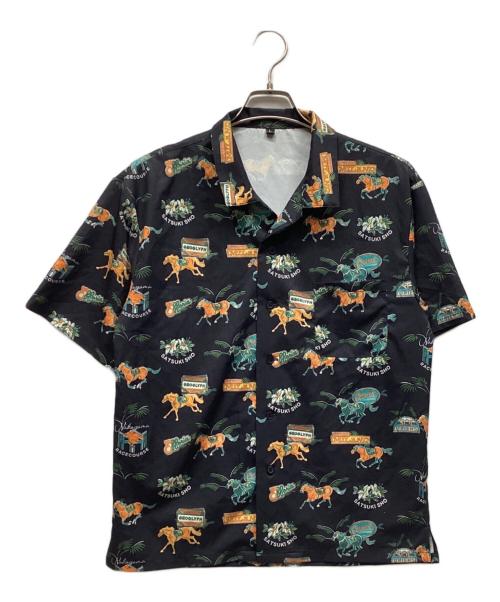 JRA（ジェーアールエー）JRA (ジェーアールエー) アロハシャツ ブラック サイズ:Lの古着・服飾アイテム