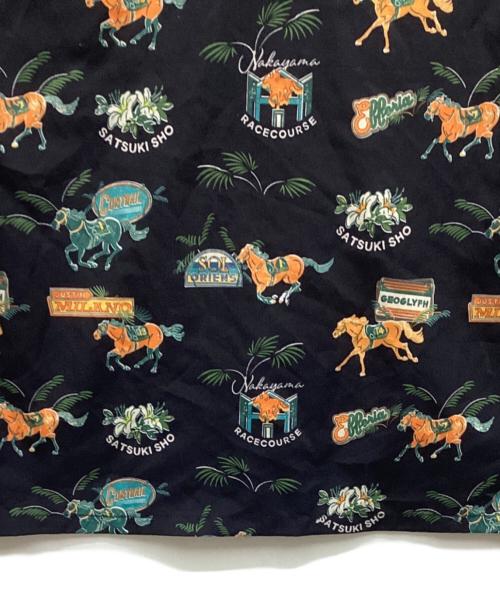 JRA（ジェーアールエー）JRA (ジェーアールエー) アロハシャツ ブラック サイズ:Lの古着・服飾アイテム