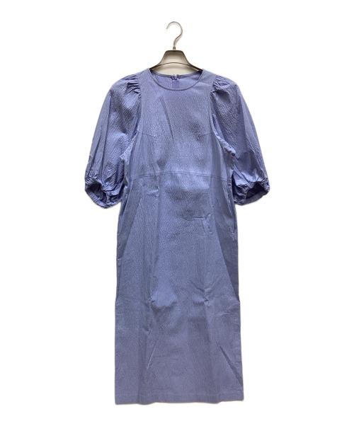 green label relaxing（グリーンレーベルリラクシング）green label relaxing (グリーンレーベルリラクシング) 長袖ワンピース ライトブルー サイズ:FREE 未使用品の古着・服飾アイテム