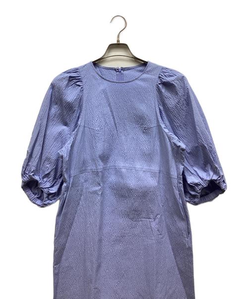 green label relaxing（グリーンレーベルリラクシング）green label relaxing (グリーンレーベルリラクシング) 長袖ワンピース ライトブルー サイズ:FREE 未使用品の古着・服飾アイテム