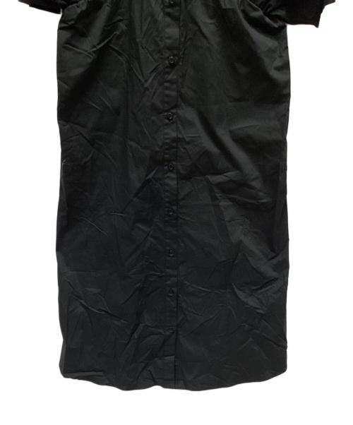 RIM.ARK（リムアーク）RIM.ARK (リムアーク) ドッキングシャツワンピース ブラック サイズ:FREEの古着・服飾アイテム