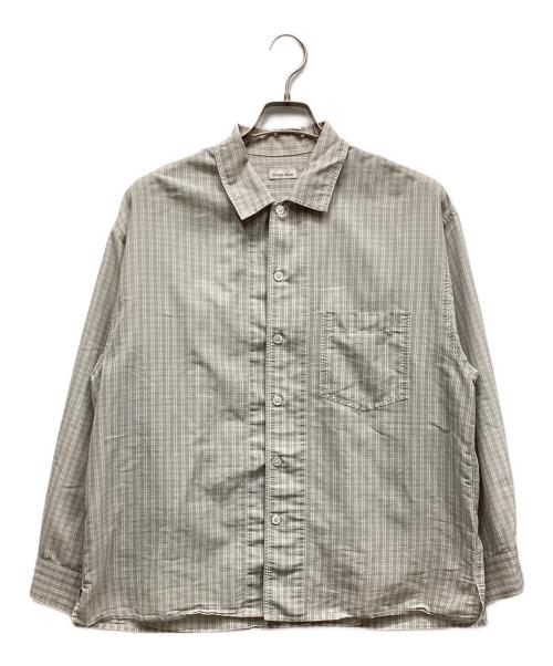 STEVEN ALAN（スティーブンアラン）STEVEN ALAN (スティーブンアラン) 長袖シャツ ライトグレー サイズ:Sの古着・服飾アイテム
