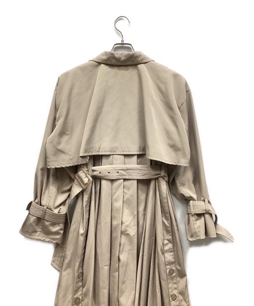 Snidel（スナイデル）Snidel (スナイデル) 3wayプリーツトレンチ ベージュの古着・服飾アイテム