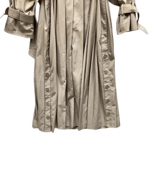 Snidel（スナイデル）Snidel (スナイデル) 3wayプリーツトレンチ ベージュの古着・服飾アイテム