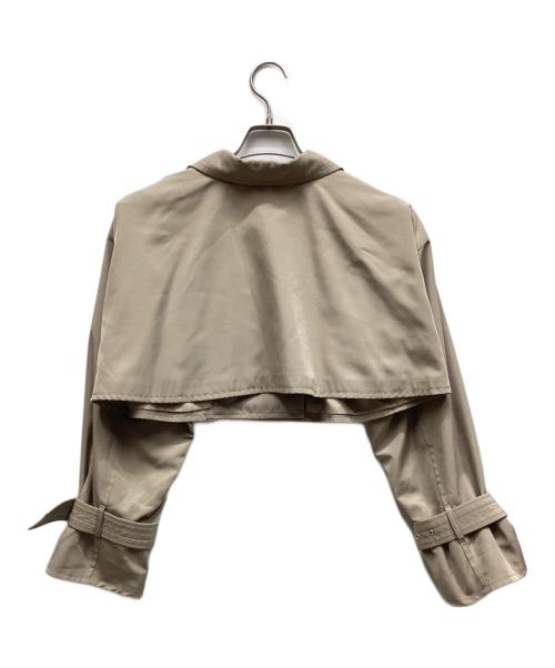 Snidel（スナイデル）Snidel (スナイデル) 3wayプリーツトレンチ ベージュの古着・服飾アイテム