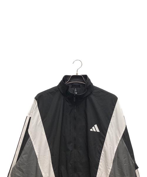 adidas（アディダス）adidas (アディダス) ジャケット ブラック サイズ:2XLの古着・服飾アイテム
