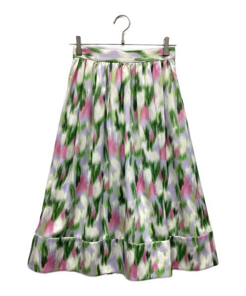 NOLLEY'S（ノーリーズ）NOLLEY'S (ノーリーズ) スカート グリーン サイズ:38 未使用品の古着・服飾アイテム