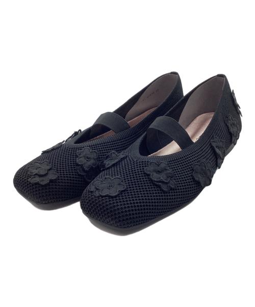 CUMUU DIANA（クムウダイアナ）CUMUU DIANA (クムウダイアナ) メッシュシューズ ブラック サイズ:22の古着・服飾アイテム