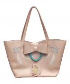 しまむら×ちはるさんシマムラ×チハルサン）の古着「トートバッグ」｜ピンク