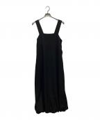 Adam et Ropeアダム エ ロペ）の古着「バルーンジャンパースカート」｜ブラック