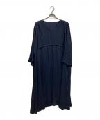 un dix corsアンディコール）の古着「長袖ワンピース」｜ネイビー
