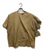 mizuiro-indミズイロインド）の古着「ノースリーブカットソー」｜ベージュ