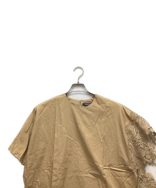 mizuiro-ind（ミズイロインド）mizuiro-ind (ミズイロインド) ノースリーブカットソー ベージュ サイズ:表記なしの古着・服飾アイテム