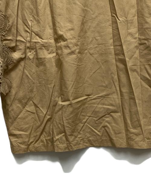 mizuiro-ind（ミズイロインド）mizuiro-ind (ミズイロインド) ノースリーブカットソー ベージュ サイズ:表記なしの古着・服飾アイテム