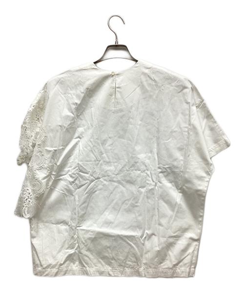 mizuiro-ind（ミズイロインド）mizuiro-ind (ミズイロインド) ノースリーブカットソー ホワイト サイズ:表記なしの古着・服飾アイテム