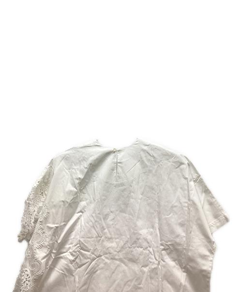 mizuiro-ind（ミズイロインド）mizuiro-ind (ミズイロインド) ノースリーブカットソー ホワイト サイズ:表記なしの古着・服飾アイテム