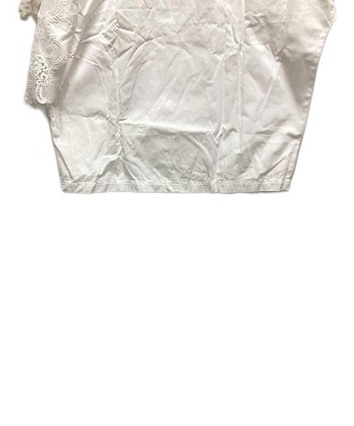 mizuiro-ind（ミズイロインド）mizuiro-ind (ミズイロインド) ノースリーブカットソー ホワイト サイズ:表記なしの古着・服飾アイテム