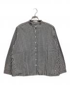 CRAFT STANDARD BOUTIQUEクラフト スタンダード ブティック）の古着「バックフリルシャツ」｜ブラック×ホワイト