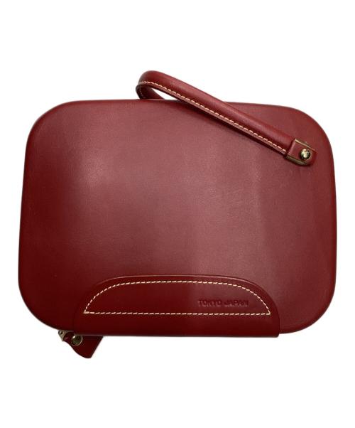 bp（ビーピー）bp (ビーピー) セカンドバッグ レッドの古着・服飾アイテム