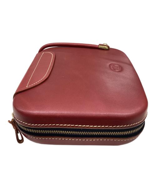 bp（ビーピー）bp (ビーピー) セカンドバッグ レッドの古着・服飾アイテム