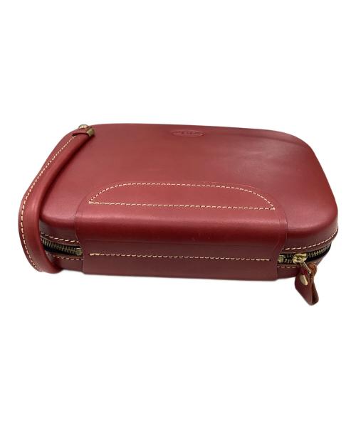 bp（ビーピー）bp (ビーピー) セカンドバッグ レッドの古着・服飾アイテム