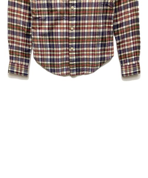 Rugby Ralph Lauren（ラグビーラルフローレン）Rugby Ralph Lauren (ラグビーラルフローレン) 長袖シャツ レッド×ネイビーの古着・服飾アイテム