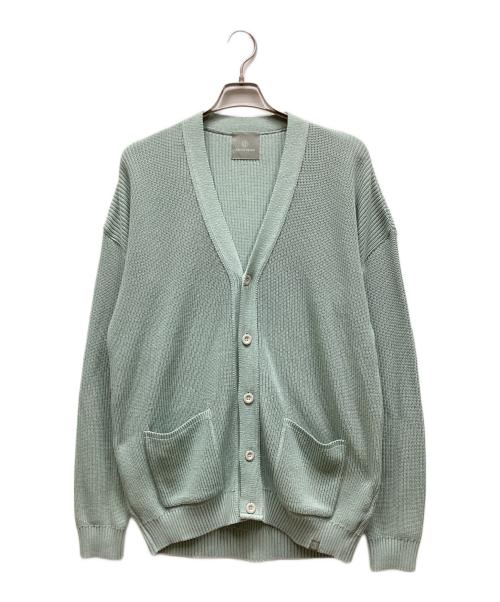 ANGENEHM（アンゲネーム）ANGENEHM (アンゲネーム) ニットカーディガン ライトグリーン サイズ:Mの古着・服飾アイテム