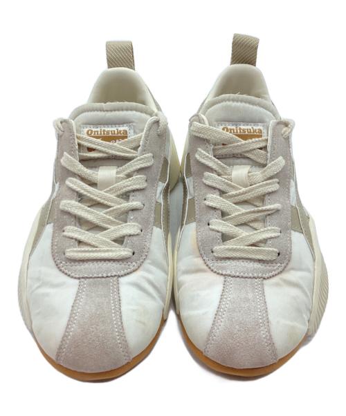 Onitsuka Tiger（オニツカタイガー）Onitsuka Tiger (オニツカタイガー) スニーカー ホワイト×ベージュ サイズ:24の古着・服飾アイテム