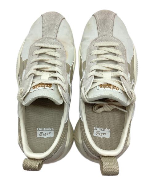 Onitsuka Tiger（オニツカタイガー）Onitsuka Tiger (オニツカタイガー) スニーカー ホワイト×ベージュ サイズ:24の古着・服飾アイテム