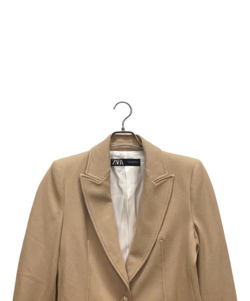 ZARA（ザラ）ZARA (ザラ) フェイクスエードジャケット ベージュ サイズ:EUR:XSの古着・服飾アイテム