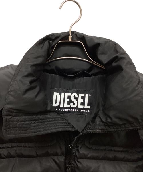 DIESEL（ディーゼル）DIESEL (ディーゼル) 中綿ジャケット ブラック サイズ:Lの古着・服飾アイテム