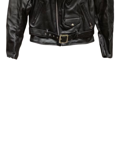 Schott（ショット）Schott (ショット) レザーライダースジャケット ブラック サイズ:40の古着・服飾アイテム
