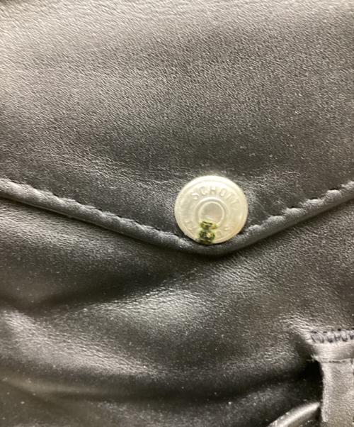 Schott（ショット）Schott (ショット) レザーライダースジャケット ブラック サイズ:40の古着・服飾アイテム