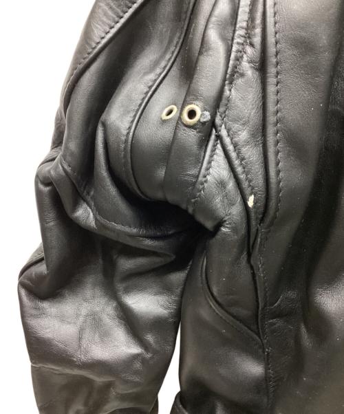 Schott（ショット）Schott (ショット) レザーライダースジャケット ブラック サイズ:40の古着・服飾アイテム